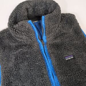 Patagonia Los Lobos Vest‎ Reversible Full Zip Fleece Womens Size Small